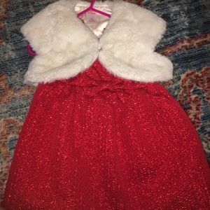 Stunning sparkly red dress